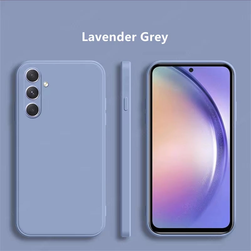 For Samsung Galaxy A16 Case Cover Samsung Galaxy A17 A16 A56 A36 A15 Funda Coque Soft Original Liquid Silicone Case Samsung A16